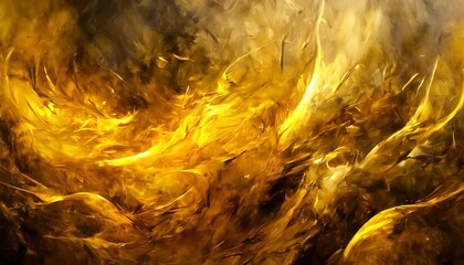 yellow fire painted texture abstract yellow and gold fire and smoke background design