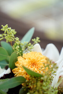 wedding decorations flowers yellow decor