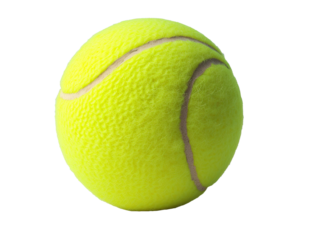 tennis ball isolated