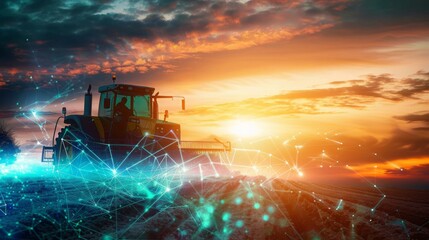 Agri tech innovation showcase merging AI with agriculture futuristic farming solutions
