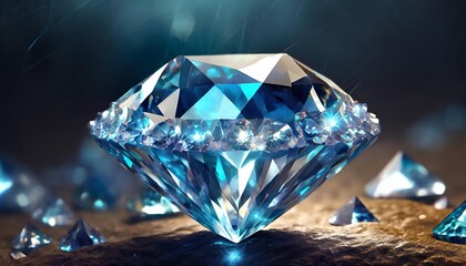 crystal jewelry jewel diamond gem gemstone stone set brilliant precious sapphire luxury vector tr