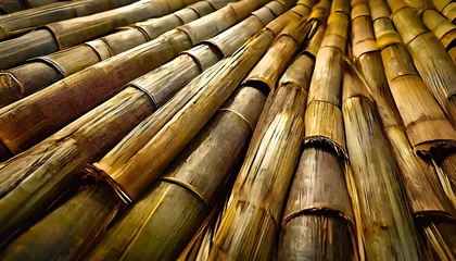Fototapete Rund woven bamboo background © Raegan