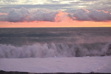 sunrise in the mountains