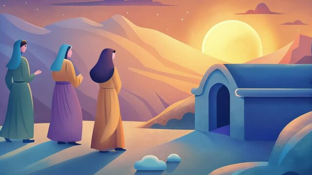 With the dawn of a new day Mary Magdalene and the other women walked to the tomb with a heavy burden on their hearts. But as they reached their