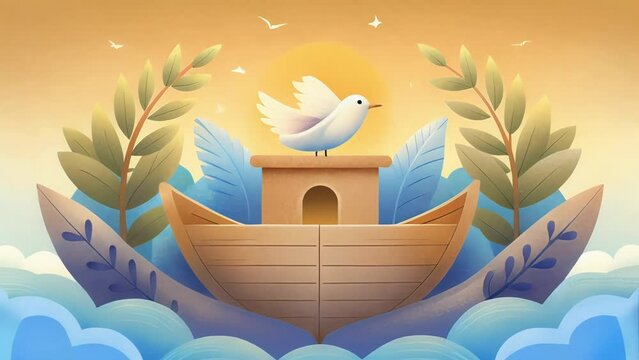 Just as the olive branch is a symbol of peace and restoration the doves return to Noah symbolizes the promise of Gods love and mercy bringing