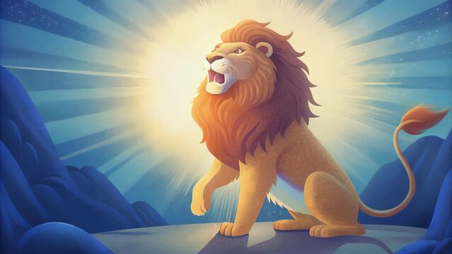 In a jawdropping moment a lion rears up on its hind legs ready to attack Unshaken Faith Daniels. But in a display of divine intervention the