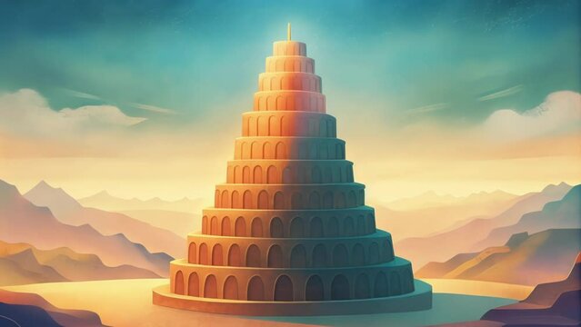 The Tower of Babel Reversed In some interpretations of the Tower of Babel story it is said that after the confusion of languages God later