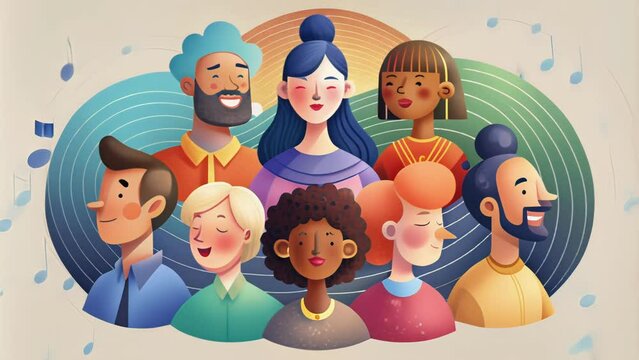 A chorus of voices Diversity can also be compared to a chorus of voices each one singing a different tune but coming together to create a