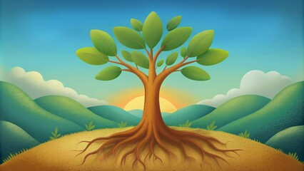 Just as a seed planted in fertile soil grows into a strong and fruitful tree our faith in God and belief in eternal life nurtured by His love