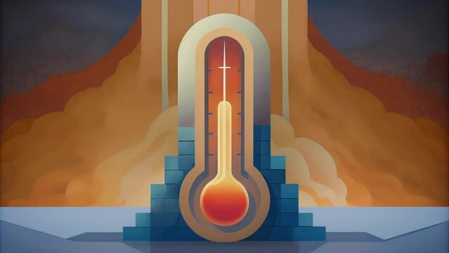 A thermometer stuck on room temperature A thermometer can help us measure heat and cold but in the case of the Church of Laodicea it seems to