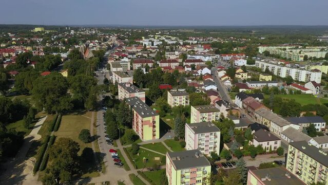 Beautiful Landscape Apartment Konskie Krajobraz Bloki Aerial View Poland