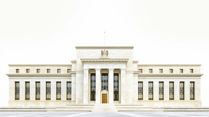Obraz premium Sfondo per presentazione in ambito finanziario. Banca Centrale. Federal Reserve.