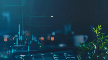 Sfondi per presentazioni. Finanza e reporting.