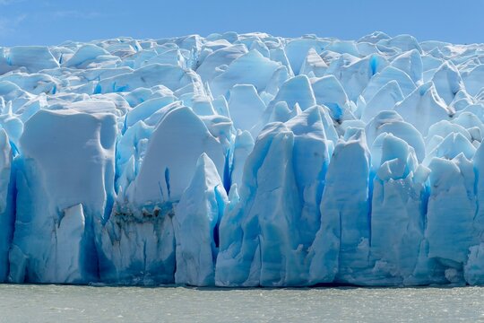 Glacier, Lago Grey, Torres del Paine National Park, Parque Nacional Torres del Paine, Cordillera del Paine, Towers of the Blue Sky, Region de Magallanes y de la Antartica Chilena, Ultima Esperanza