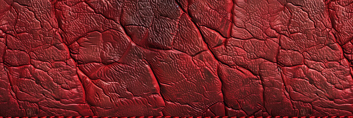 cracked red leather texture