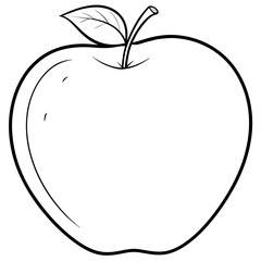 apple with leaf
