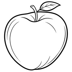 apple with leaf