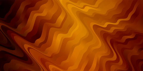 Dark Orange vector pattern with lines.