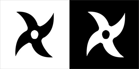  Illustration vector graphic of ninja star icon