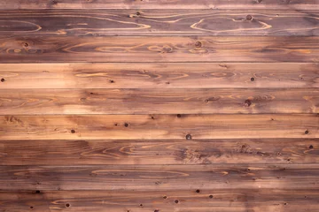 Gordijnen Wooden wall texture for background. © Bowonpat