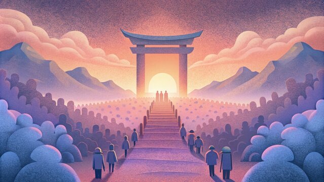 The Wide Gate on the other hand symbolizes the easy and seemingly attractive route of following the crowd and indulging in worldly s. Many