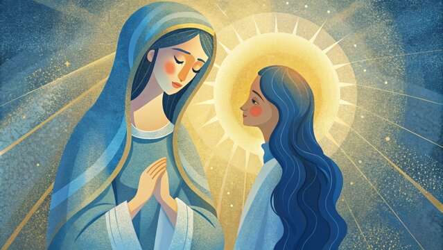 The Annunciation is a powerful example of faith and humility as Mary declares herself to be the handmaid of the Lord and willingly accepts her