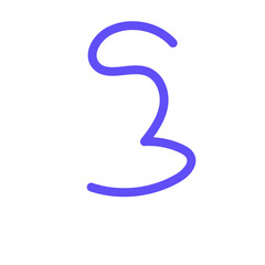 Abstracts Squiggly Lines Decor 