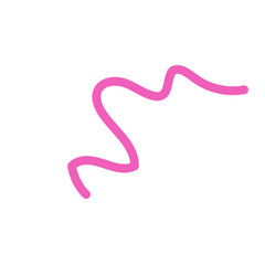 Abstracts Squiggly Lines Decor 