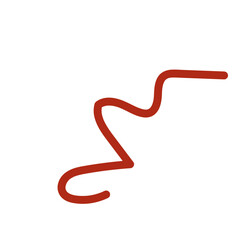 Abstracts Squiggly Lines Decor 