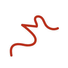 Abstracts Squiggly Lines Decor 