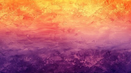 Abstract watercolor background sunset sky orange purple. copy space for text.