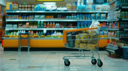 goods in shopping cart