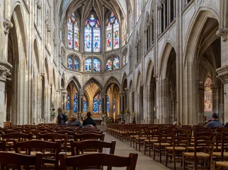 Fotobehang Kirche St. Séverin, Paris © E. Schittenhelm