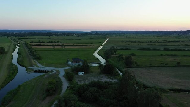 Nature Reserve Beka Rezerwat Przyrody Aerial View Poland