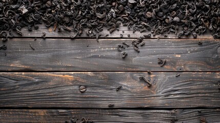 Close up of assortment of nuts on wooden surface