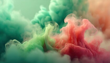 ai generative of hyper realistic of This beautiful pastel color is predominantly green, with a...