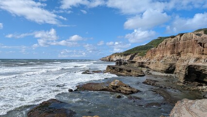 beach and rocks, Southern California coastline