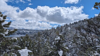 Big Bear Lake Hike, Snowy Day
