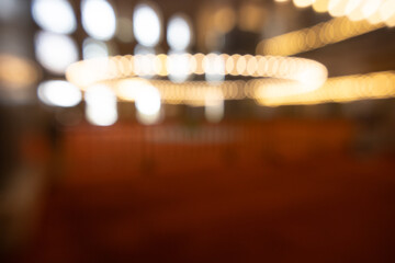 defocused photo of  mosque, inside of the mosque blurry image for background use. islamic bokeh...