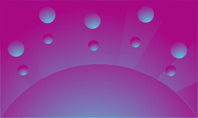 pink abstract background with circles