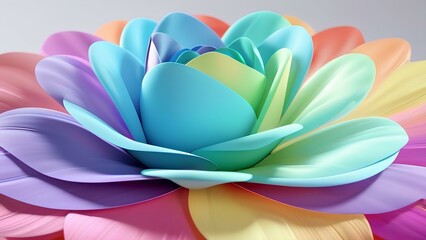 flower petal with pastel color
