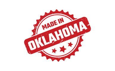 Made In Oklahoma Rubber Stamp