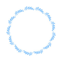 vector floral frame design template