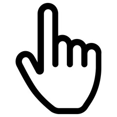 hand icon, simple vector design