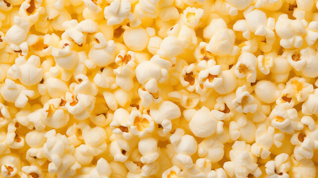 Buttered popcorn background image