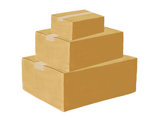 ダンボール箱（3段）