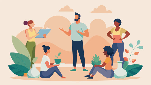 A flyer advertising a wellness workshop featuring volunteers sharing their personal stories and offering guidance on healthy eating and