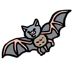 コウモリ　イラスト