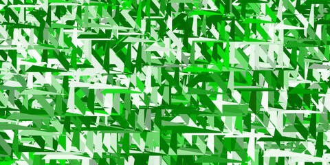 Light green vector pattern with polygonal shapes.