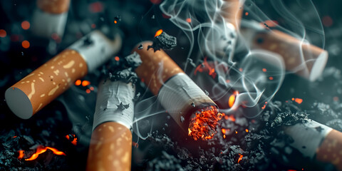 Cigarette and Ashtray - 781707519